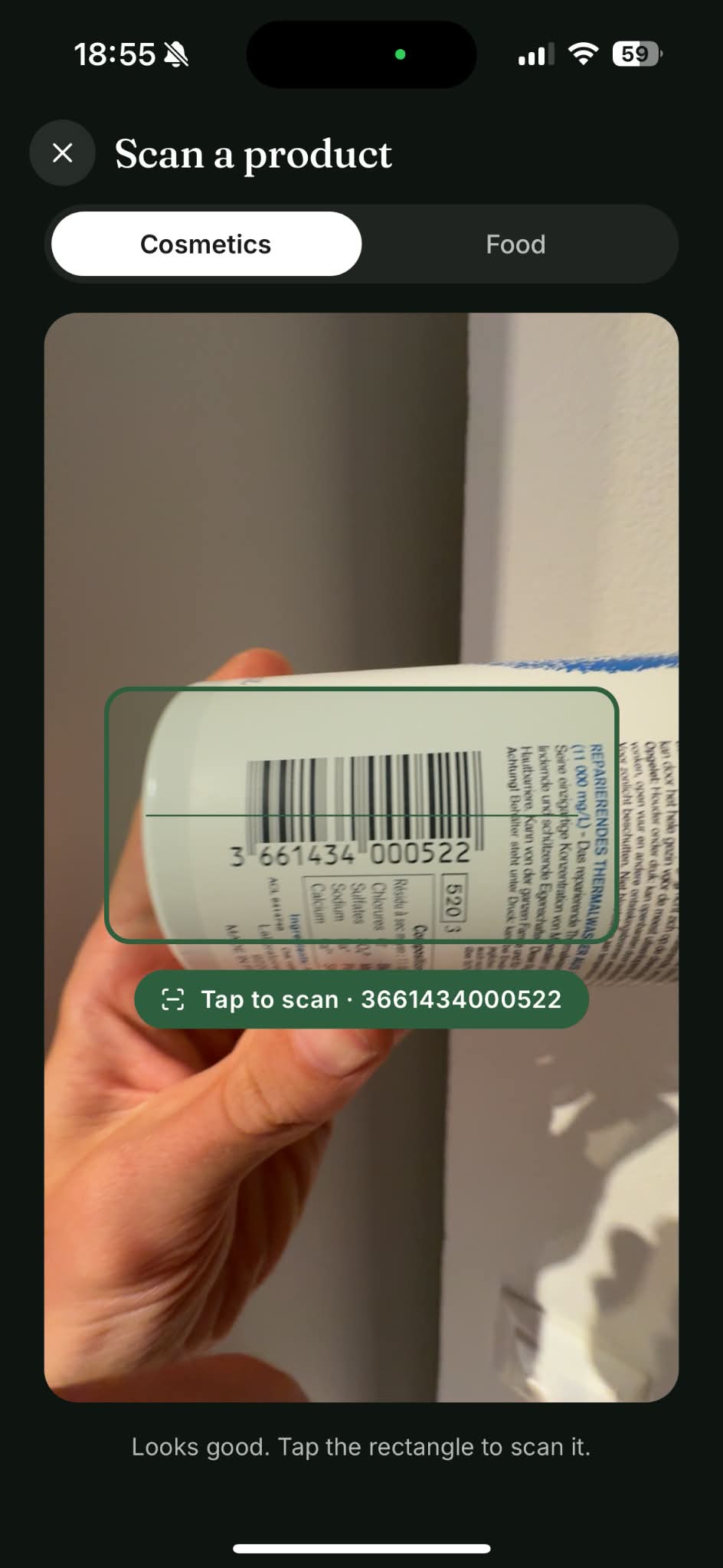 Product and ingredient scanner